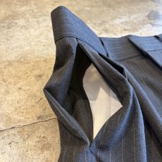 画像6: 【WONDERGROUND】PINSTRIPE PATTERN WIDE SLACKS / GREY / OS (6)