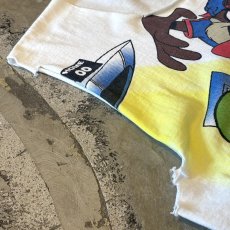 画像7: "LOONEY TUNES" TAZMANIANDEVIL PRINTED CRASH DAMAGE N/S TEE / Mens L (7)