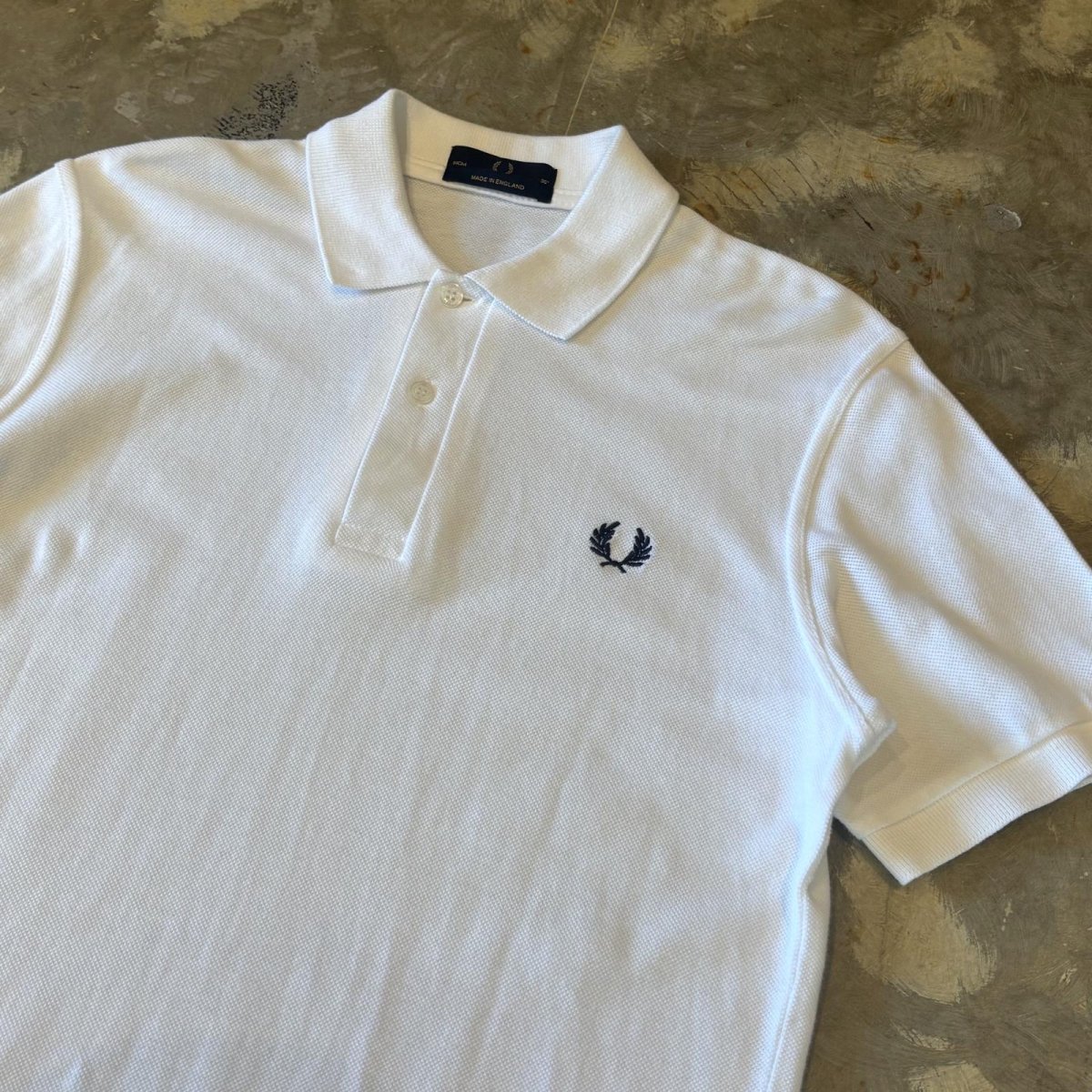 画像4: 【FRED PERRY】LOGO EMBROIDERY S/S POLO SHIRT / Mens M (4)