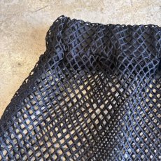 画像7: BLACK COLOR MESH DESIGN ALINE LONG SKIRT / W24~W36 (7)
