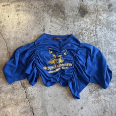 画像1: 【Wiz&Witch】"WEIRD" ONE-OFF SHIRRING TEE / OS (1)
