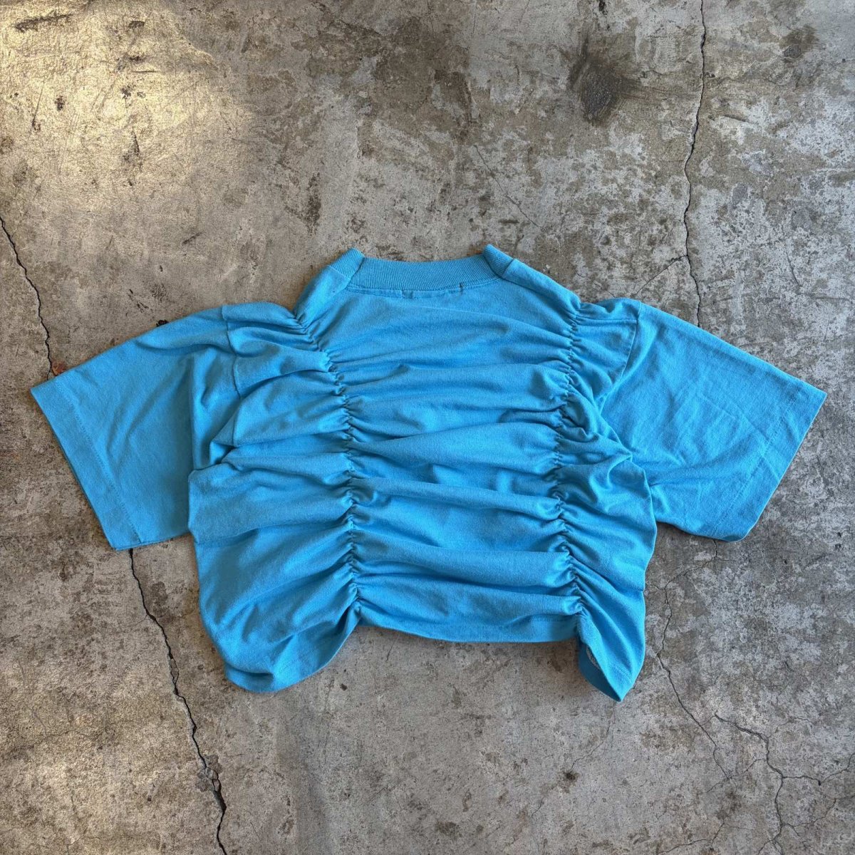 画像2: 【Wiz&Witch】"WEIRD" ONE-OFF SHIRRING TEE / OS (2)