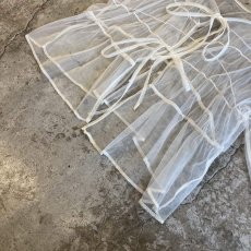 画像4: DOUBLE RIBBON DESIGN SHEER TULLE L/S CARDIGAN  / Ladies M~L (4)