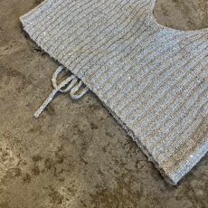 画像4: BACK RIBBON SEQUINS EMBROIDERY 2 WAY DESIGN CAMISOLE / Ladies S~M (4)