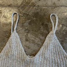 画像6: BACK RIBBON SEQUINS EMBROIDERY 2 WAY DESIGN CAMISOLE / Ladies S~M (6)