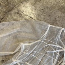 画像8: DOUBLE RIBBON DESIGN SHEER TULLE L/S CARDIGAN  / Ladies M~L (8)