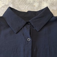 画像10: SHOULDER SHEER SWITCHED STUDS DECORATIVE S/S POLO SHIRT / Mens L  (10)