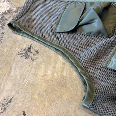 画像7: FRONT MULTI POCKET ZIP UP MESH VEST / Mens L (7)