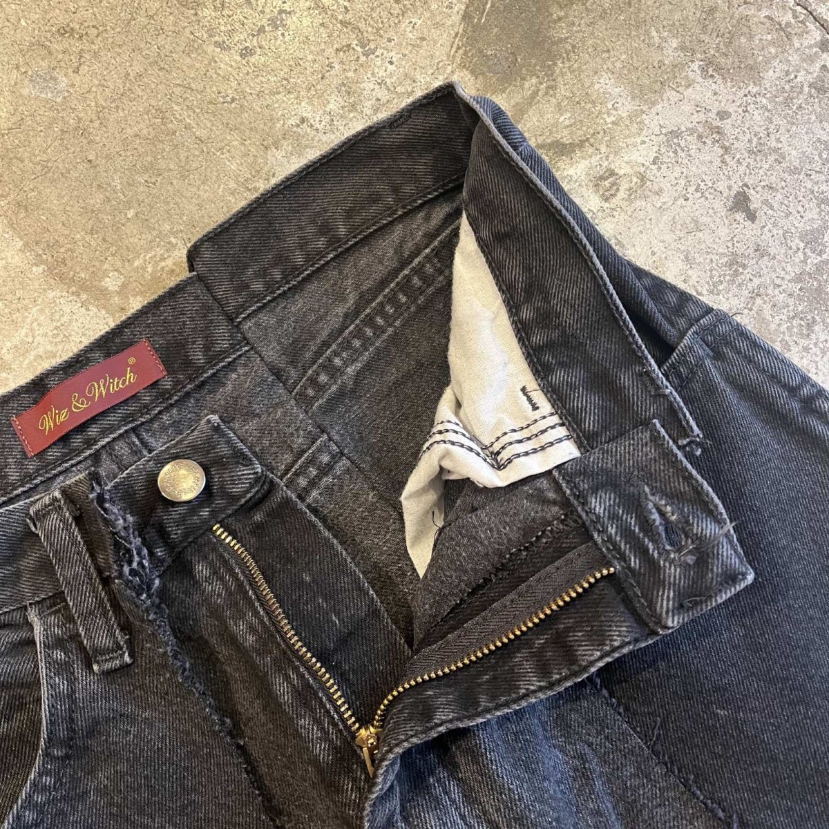 画像8: 【Wiz&Witch】 "TWINS" WIDE DENIM PANTS / W29 (8)