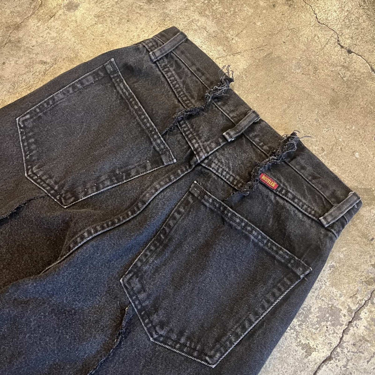 画像9: 【Wiz&Witch】 "TWINS" WIDE DENIM PANTS / W29 (9)
