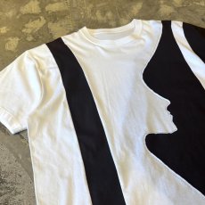 画像3: BICOLOR FACE SHAPE SWITCHED S/S TEE / Mens XL (3)