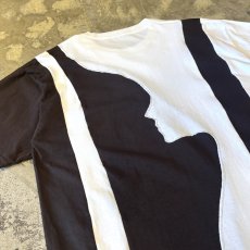 画像9: BICOLOR FACE SHAPE SWITCHED S/S TEE / Mens XL (9)