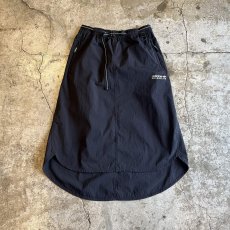 画像1: 【adidas】BLACK COLOR FISH TAIL DESIGN NYLON SKIRT / FREE (1)