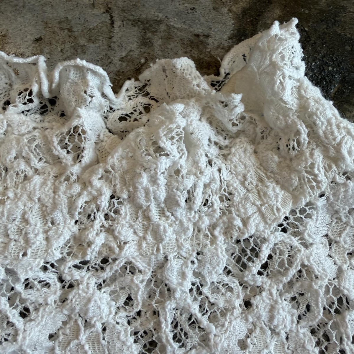 画像7: ALL OVER LACE WRIST FLARE DESIGN L/S TOPS / Ladies M (7)