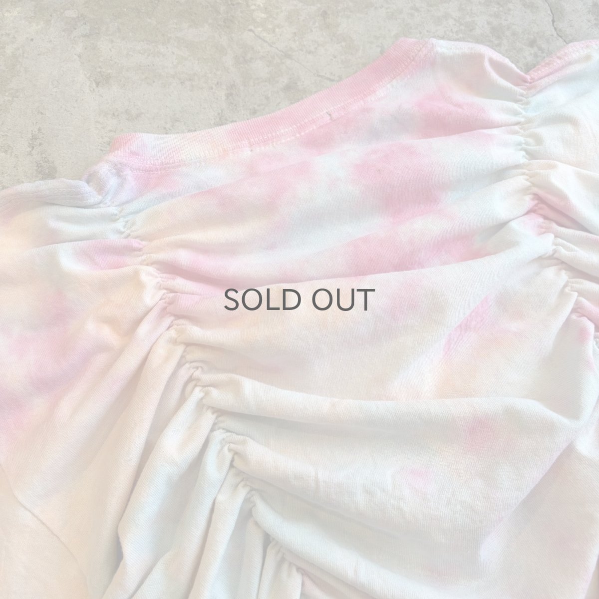 画像9: 【Wiz&Witch】"WEIRD" ONE-OFF SHIRRING TEE / OS (9)