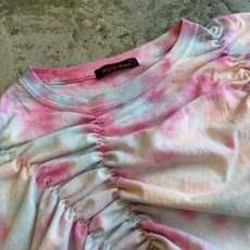 画像3: 【Wiz&Witch】"WEIRD" ONE-OFF SHIRRING TEE / OS (3)