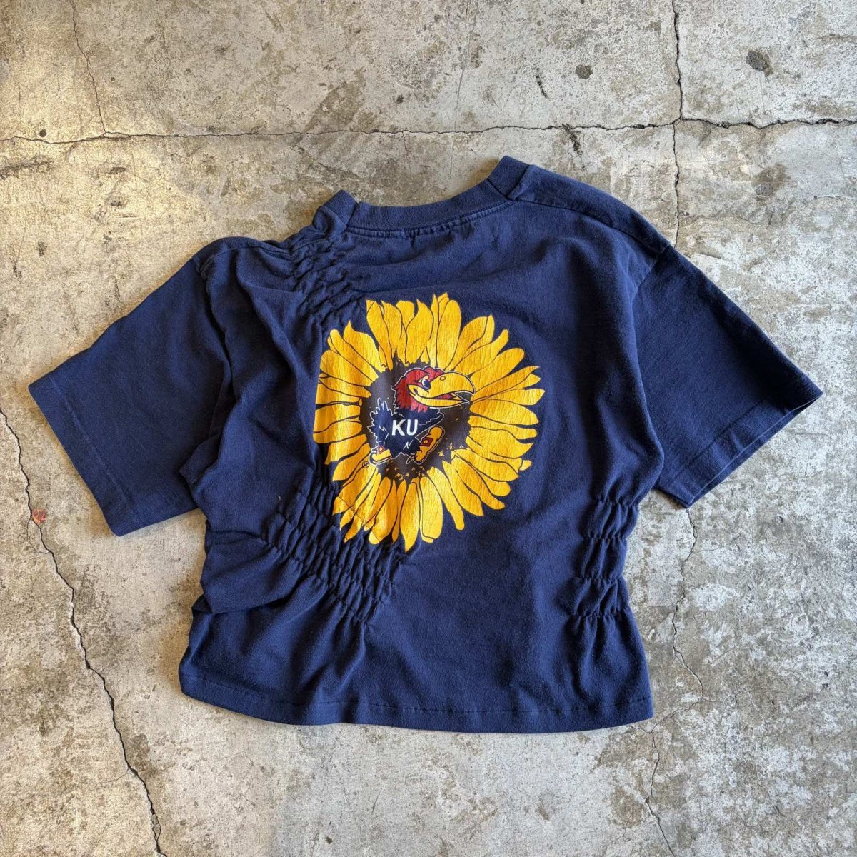 画像2: 【Wiz&Witch】"WEIRD" ONE-OFF SHIRRING TEE / OS (2)