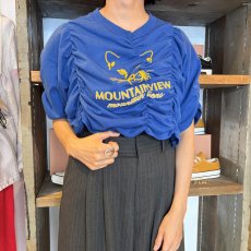画像11: 【Wiz&Witch】"WEIRD" ONE-OFF SHIRRING TEE / OS (11)