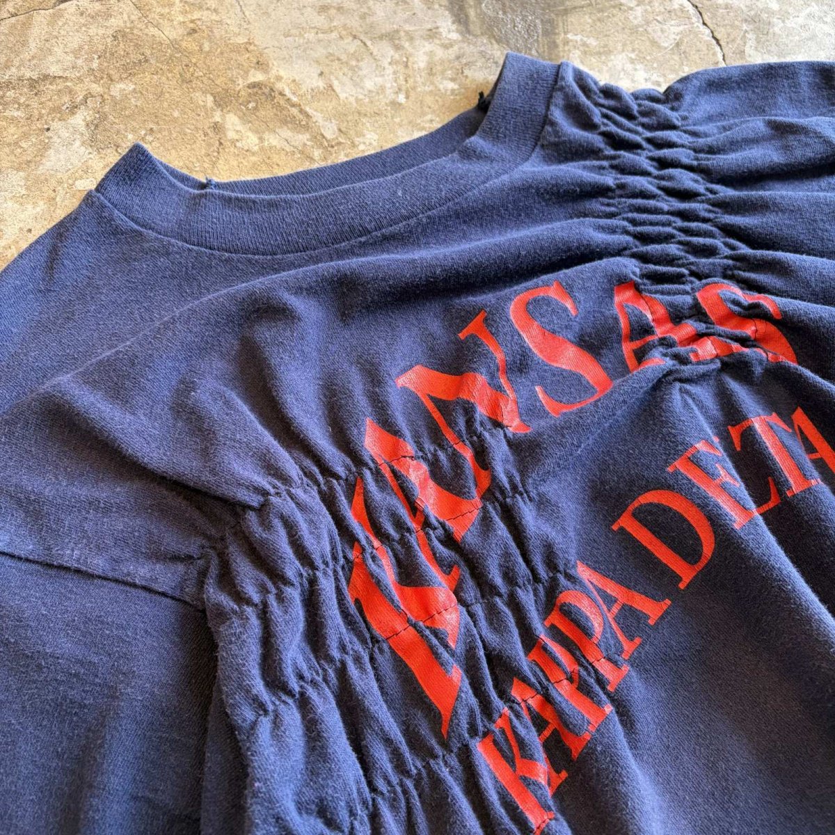画像3: 【Wiz&Witch】"WEIRD" ONE-OFF SHIRRING TEE / OS (3)