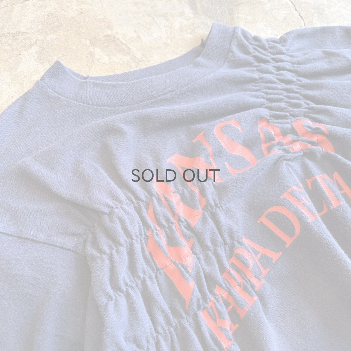 画像3: 【Wiz&Witch】"WEIRD" ONE-OFF SHIRRING TEE / OS (3)