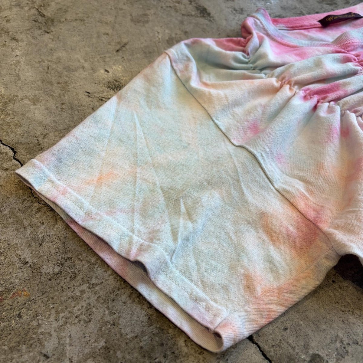 画像7: 【Wiz&Witch】"WEIRD" ONE-OFF SHIRRING TEE / OS (7)