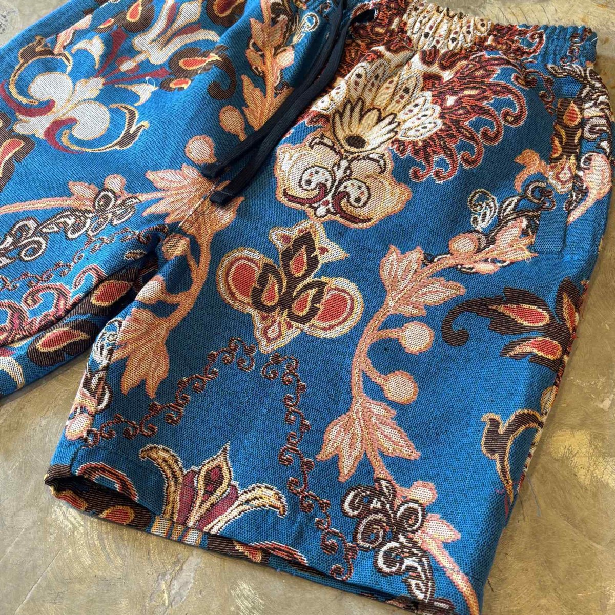 画像6: ALL OVER PATTERN WIDE SILHOUETTE SHORTS / FREE (6)