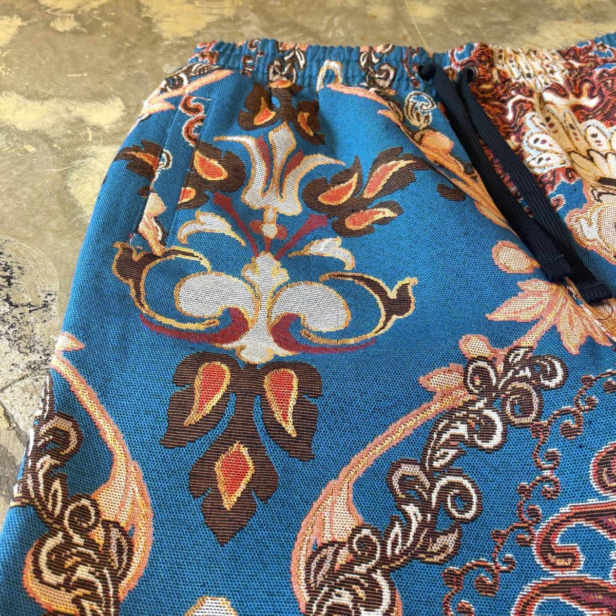 画像7: ALL OVER PATTERN WIDE SILHOUETTE SHORTS / FREE (7)