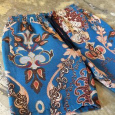 画像5: ALL OVER PATTERN WIDE SILHOUETTE SHORTS / FREE (5)