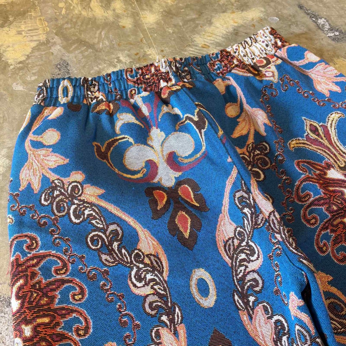 画像9: ALL OVER PATTERN WIDE SILHOUETTE SHORTS / FREE (9)