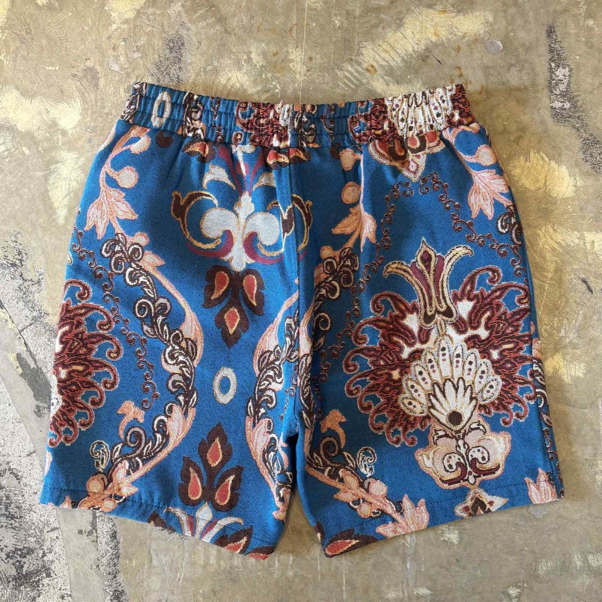 画像2: ALL OVER PATTERN WIDE SILHOUETTE SHORTS / FREE (2)