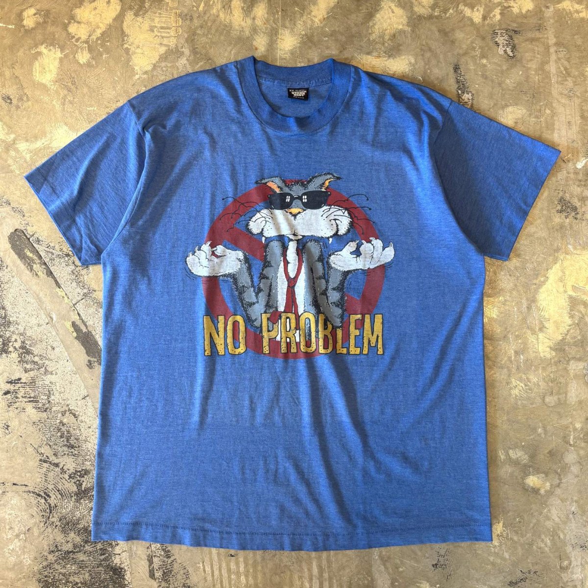 画像1: 80's ANIMAL ART PRINTED S/S TEE / Mens XXL / MADE IN USA (1)