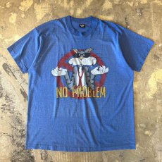 画像1: 80's ANIMAL ART PRINTED S/S TEE / Mens XXL / MADE IN USA (1)