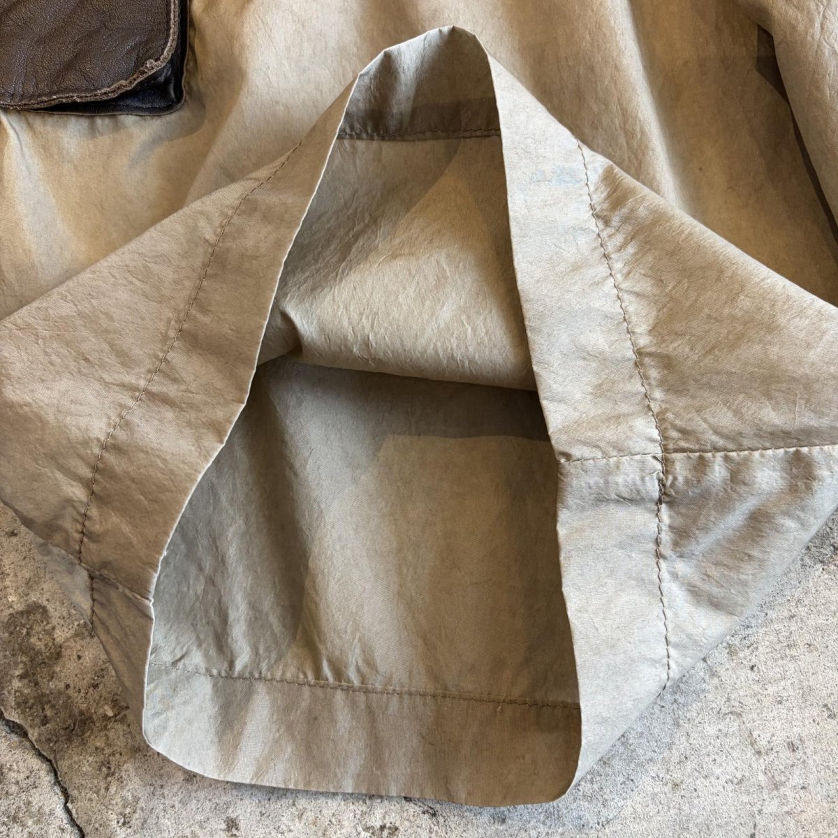 画像10: POINT COLOR REAL LEATHER POCKET DESIGN HALF PANTS / FREE~W38 (10)