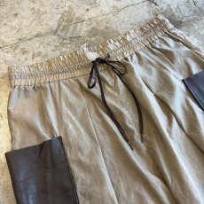 画像3: POINT COLOR REAL LEATHER POCKET DESIGN HALF PANTS / FREE~W38 (3)
