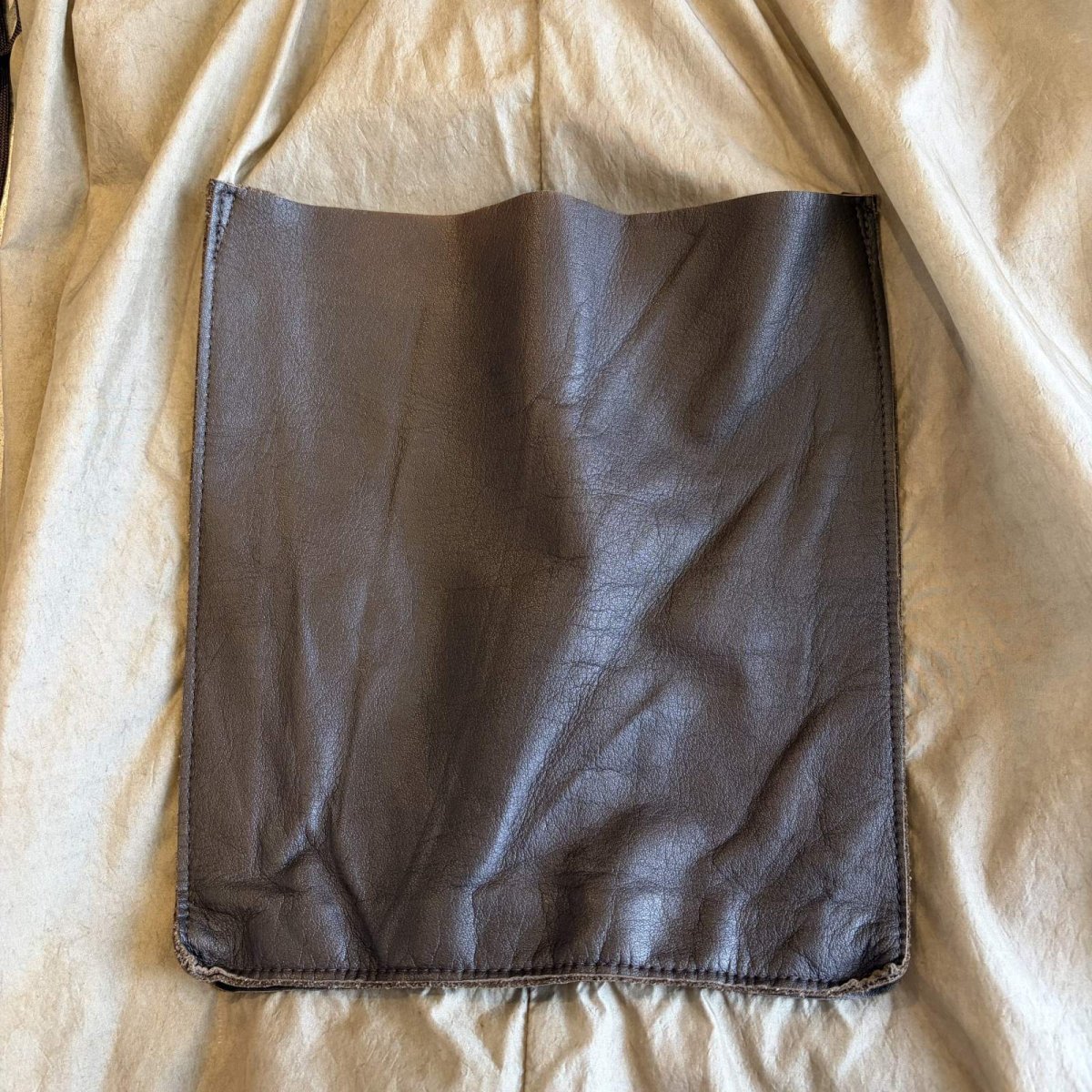 画像7: POINT COLOR REAL LEATHER POCKET DESIGN HALF PANTS / FREE~W38 (7)