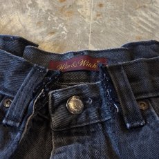 画像10: 【Wiz&Witch】"UNITED" TWINS WIDE DENIM PANTS / W31 (10)