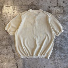 画像2: GLITTER GOLD DESIGN S/S POLO SHIRT / Ladies M  (2)