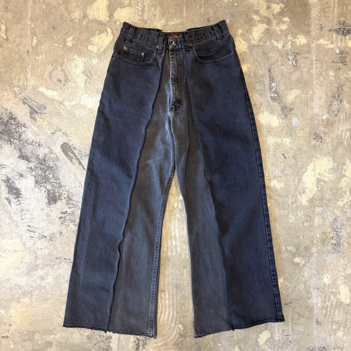 画像1: 【Wiz&Witch】"UNITED" TWINS WIDE DENIM PANTS / W31 (1)