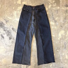 画像1: 【Wiz&Witch】"UNITED" TWINS WIDE DENIM PANTS / W31 (1)