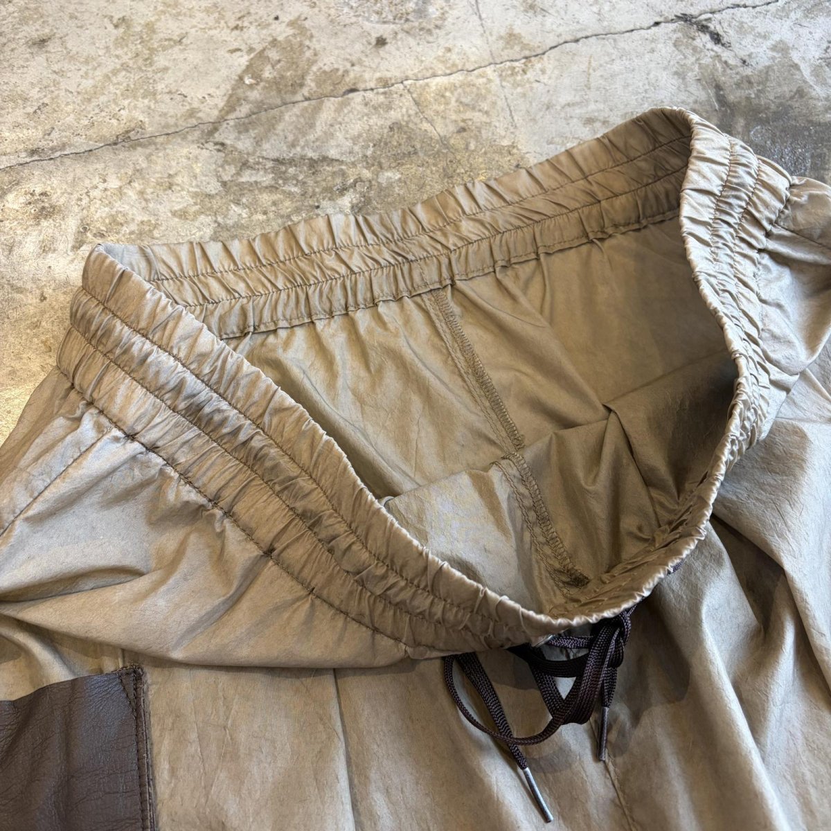 画像6: POINT COLOR REAL LEATHER POCKET DESIGN HALF PANTS / FREE~W38 (6)