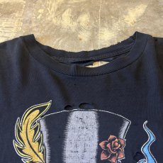 画像12: "THE BLACK CROWS" BOTH SIDE PRINTED DAMAGE S/S TEE / Mens L (12)