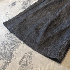 画像8: 【WONDERGROUND】MULTI TUCK WIDE SILHOUETTE DENIM SHORTS / BLACK / OS (8)