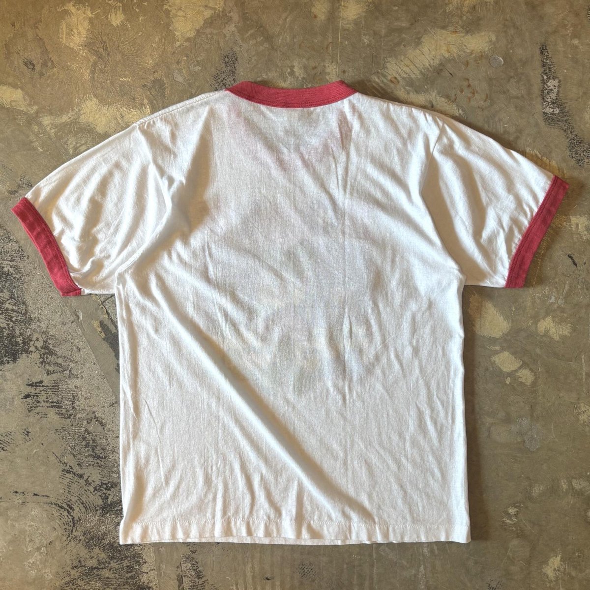 画像2: 80's "ZOOKS"FRONT PRINTED RINGER S/S TEE / Mens L / MADE IN USA (2)