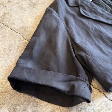画像4: SILK LINEN DESIGN SHORT S/S JACKET / Ladies L(M) / MADE IN GERMANY (4)