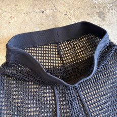 画像7: BLACK COLOR MESH DESIGN FLARE PANTS / FREE~W35 (7)