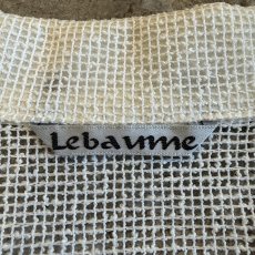 画像10: WHITE COLOR MESH DESIGN TAILORED JACKET / Ladies M (10)