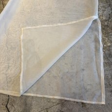 画像5: IVORY COLOR SHEER SLIT LONG SKIRT / W24~W31 (5)