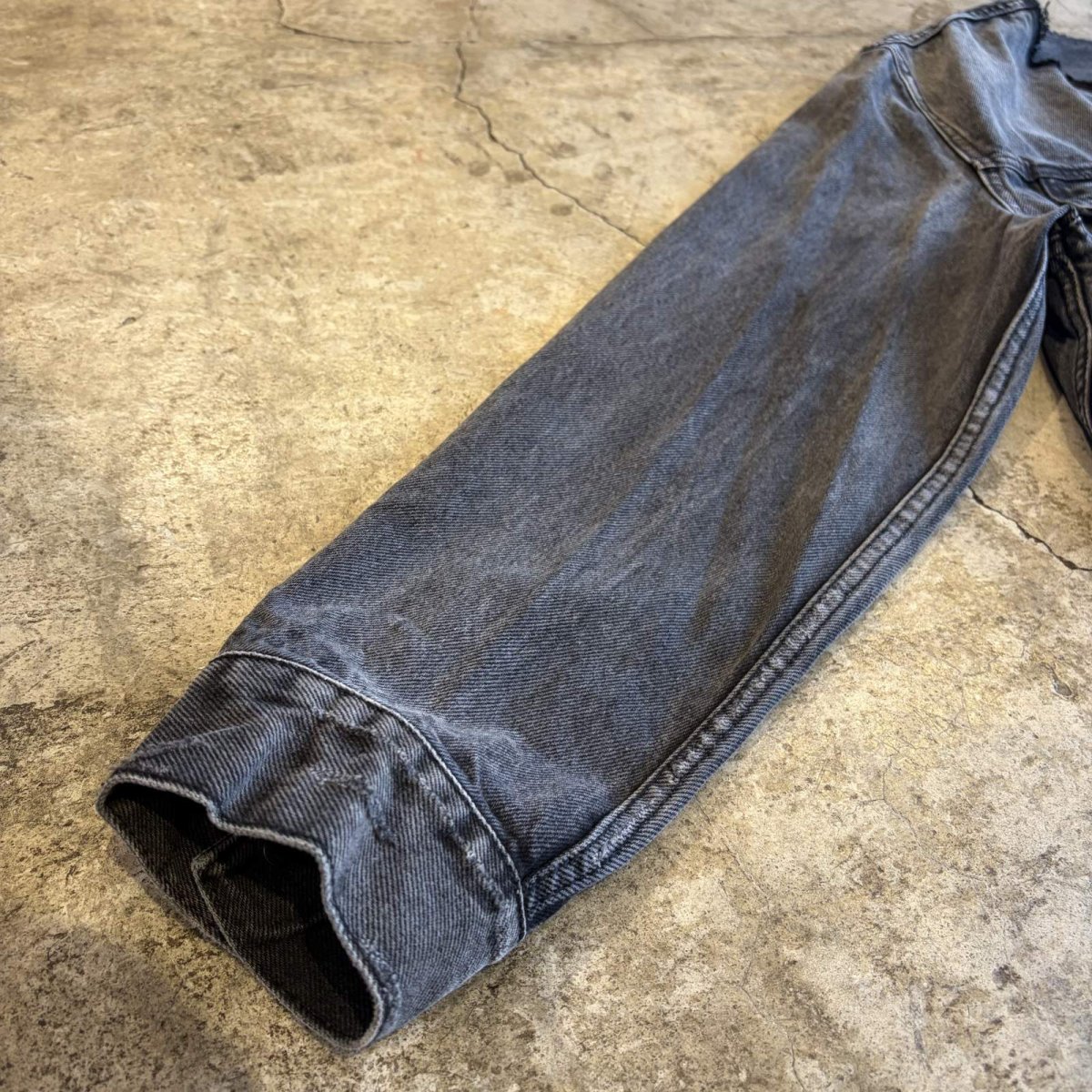 画像5: 【Wiz&Witch】"WANDERER" NO COLLAR ZIP UP DENIM JACKET / OS (5)