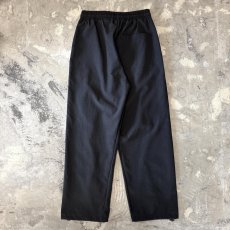 画像2: 【WONDERGROUND】WAVE NOTCH PATTERN NYLON PANTS / BLACK / OS (2)
