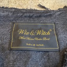 画像12: 【Wiz&Witch】"WANDERER" NO COLLAR ZIP UP DENIM JACKET / OS (12)